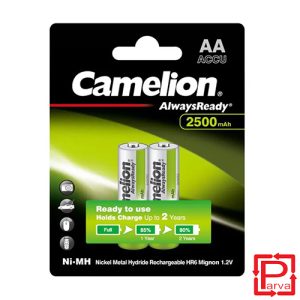 باتری قلمی شارژی کملیون Camelion AA 2500 2pcs Battery